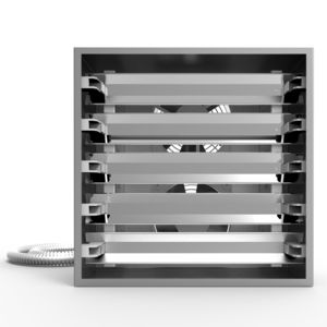 AC infrared heater / for heating / tube / with ventilator