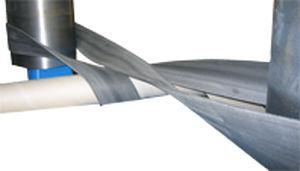 flat transmission belt / rubber / aramid / power transmission