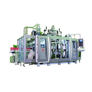extrusion blow molding machine / for bottles / twin-station