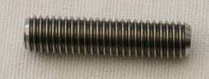 threaded stud / stainless steel / butt weld