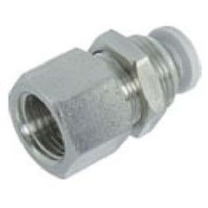 tapped fitting / straight / pneumatic / union
