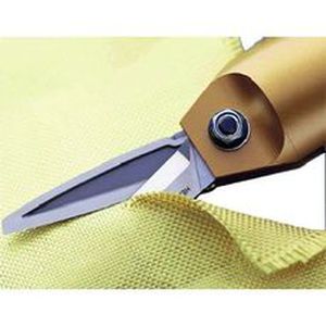 pneumatic shear / for textiles / strap / hand-held