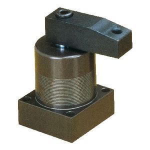 rotary cylinder / pneumatic / double-acting / swiveling flange