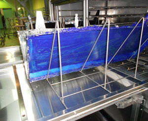 solvent washing machine / automatic / process / spray