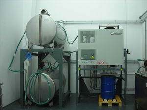 solvent distillation unit