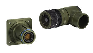 electrical power supply connector / DIN / circular / single-pole