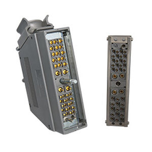 combined connector / electrical power supply / data / coaxial