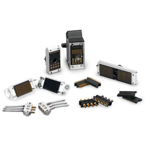 data connector / DIN / multi coaxial / rectangular