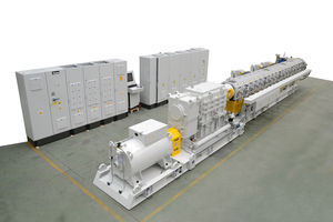 co-rotating twin-screw extruder