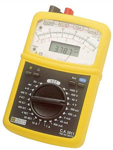 digital multimeter / analog / portable / true RMS
