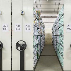 storage warehouse shelving / automated / mobile / for small parts