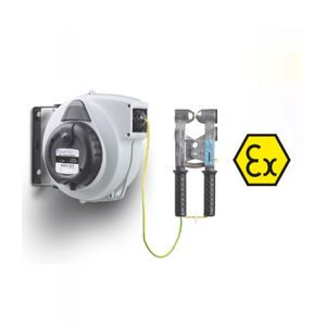 grounding reel / self-retracting / swiveling