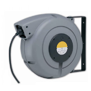 cable reel / self-retracting / fixed / swiveling