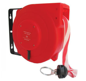 barrier tape reel / self-retracting / fixed / wall-mounted