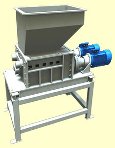 four-shaft shredder / solid & bulk waste / metal