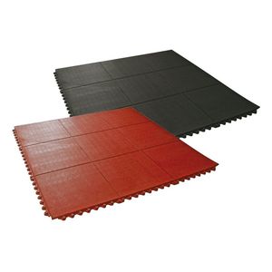 rubber tile / for heavy traffic / modular