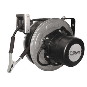 cable reel / self-retracting / open-drum / aluminum