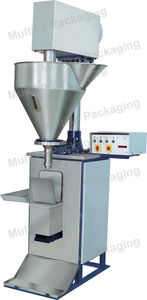 sachet filling machine / semi-automatic / screw / for powders