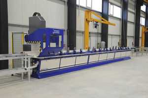 single-spindle drilling machine / CNC / for profiles / compact