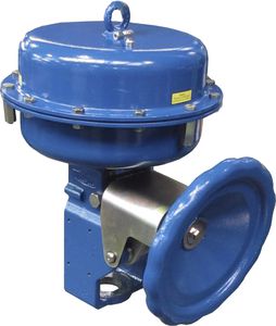 pneumatic valve actuator / linear / membrane / double-acting