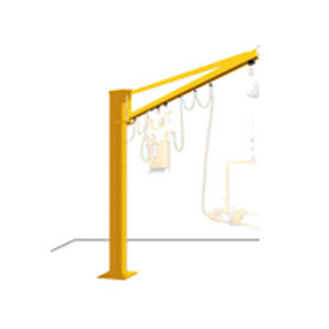 pillar jib crane / wall-mounted / for welding / lifting