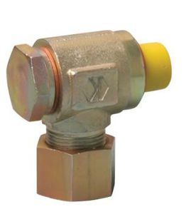 screw-in fitting / elbow / hydraulic / swivel