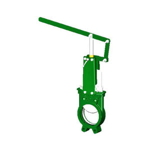 knife gate valve / lever / for water / cast iron