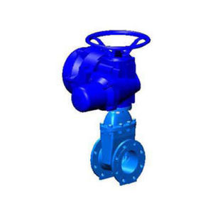 gate valve / electrically-actuated / for water / flange