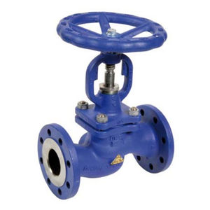 cast steel valve / globe / with handwheel / for water