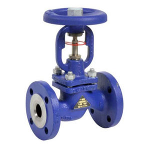 valve with bellows seal / globe / with handwheel / for water