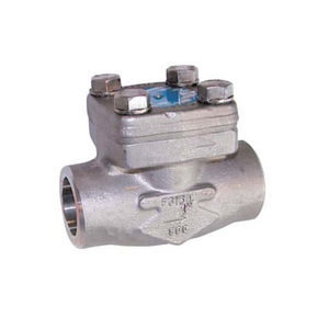 stainless steel check valve / ball / weld / for steam