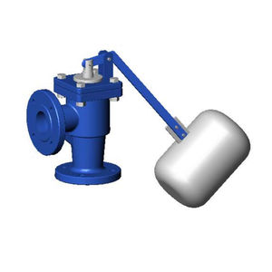 cast iron valve / float / for water / flange