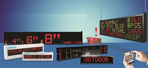 dot-matrix displays / large-format / PROFIBUS / RS422