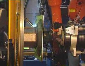 semi-automatic welding machine