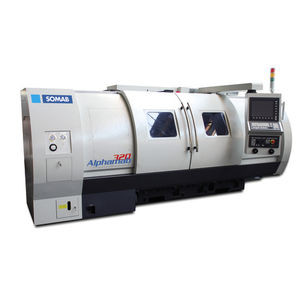 CNC lathe / 3-axis / 2-axis / inclined bed