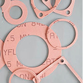 flange gasket sheet / PTFE / chemical-resistant
