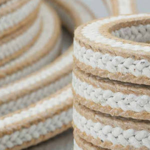 braided PTFE packing / graphite / high resistance / for pumps