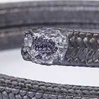 braided PTFE packing / graphite / for the chemical industry / for the paper industry