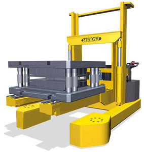 electric stacker truck / walk-behind / for press tool handling