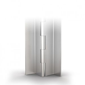 stainless steel hinge / steel / piano / screw-in