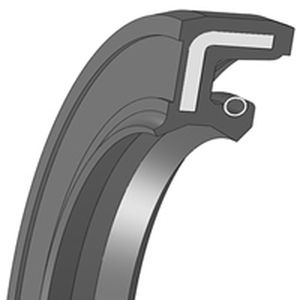 flat seal / shaft / rubber