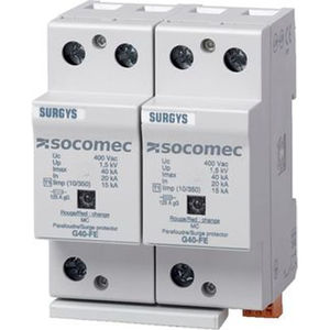 type 1 surge arrester / type 2 / DIN rail / low-voltage