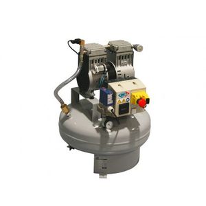 lubricated vacuum unit / rotary-vane pump / industrial / compact