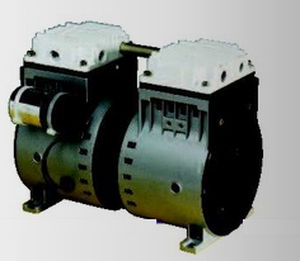 piston vacuum pump / oil-free / single-stage