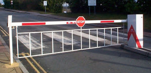 parking barrier / lifting / aluminum