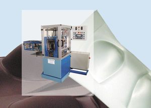 panel thermoforming machine / for bra cups / automatic / industrial