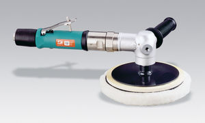 angle polisher / orbital / pneumatic / for all materials
