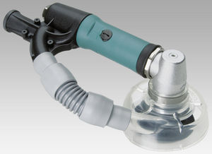 pneumatic sander / disc / with vacuum base