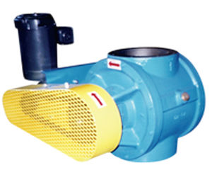 pneumatic conveying rotary valve / round-flange