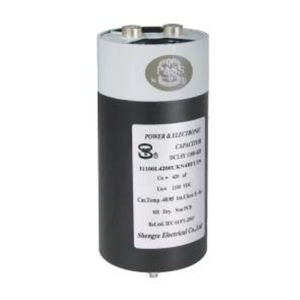 DC-link capacitor / aluminum / metalized polypropylene film / cylindrical